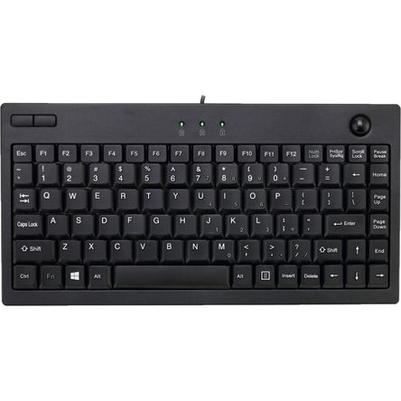Teclado Adesso Mini Trackball Negro 637978-REG Teclado Adesso Mini Trackball Negro 637978-REG