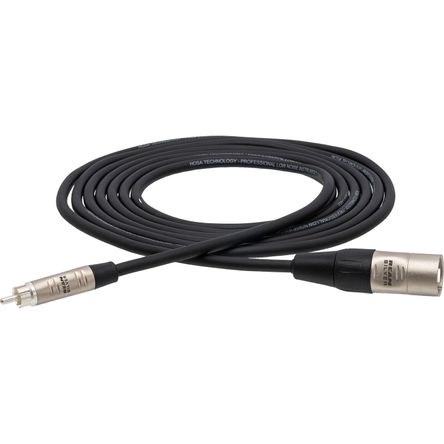 Cable de Audio Hosa Technology Hrx 020 Rca Macho Desbalanceado a Xlr Macho de 3 Pines 20 828464-REG