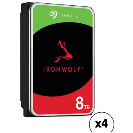 Disco Duro Interno Nas Seagate Ironwolf 8Tb 7200 Rpm Sata Iii 3.5 Oem Paquete de 4 1671528-REG Disco Duro Interno Nas Seagate Ironwolf 8Tb 7200 Rpm Sata Iii 3.5 Oem Paquete de 4 1671528-REG