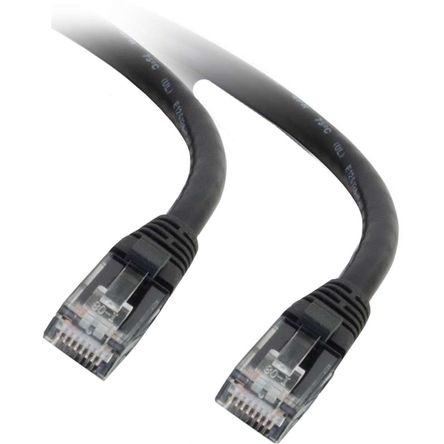 Cable de Conexión C2G Rj45 Macho a Rj45 Macho Cat 6 Snagless Patch 20 Negro 1414059-REG