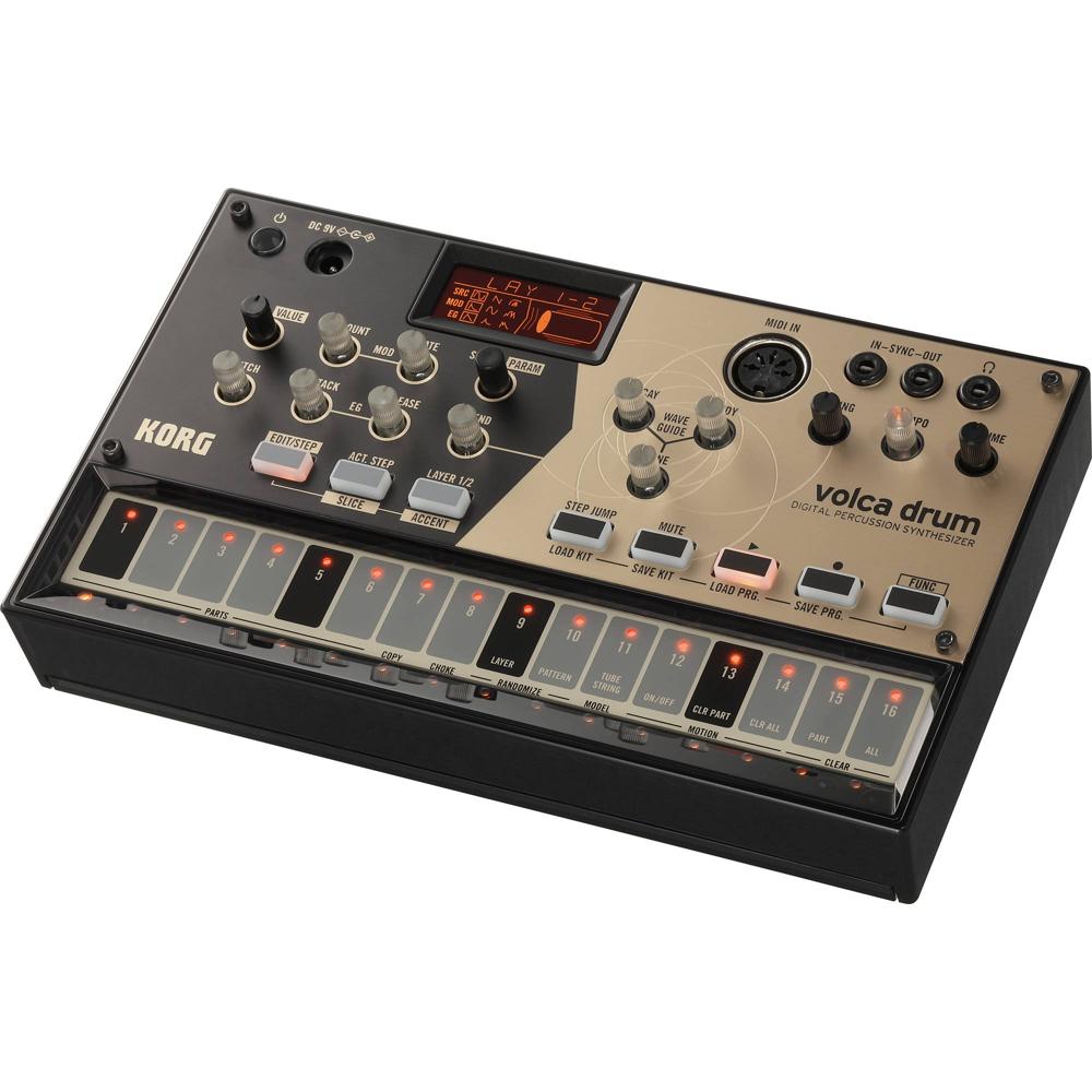 Korg Volca Drum: Sintetizador de Percusión Digital con Modelado Físico y Secuenciador de 16 Pasos 1450394-REG Korg Volca Drum: Sintetizador de Percusión Digital con Modelado Físico y Secuenciador de 16 Pasos 1450394-REG