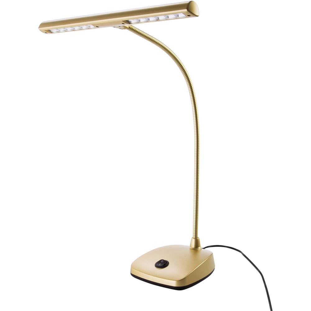 Lámpara LED para Piano K&M 12297 (Dorado) - Ideal para Teclados en Escenarios, Hogar y Estudios, 12 1225439-REG Lámpara LED para Piano K&M 12297 (Dorado) - Ideal para Teclados en Escenarios, Hogar y Estudios, 12 1225439-REG