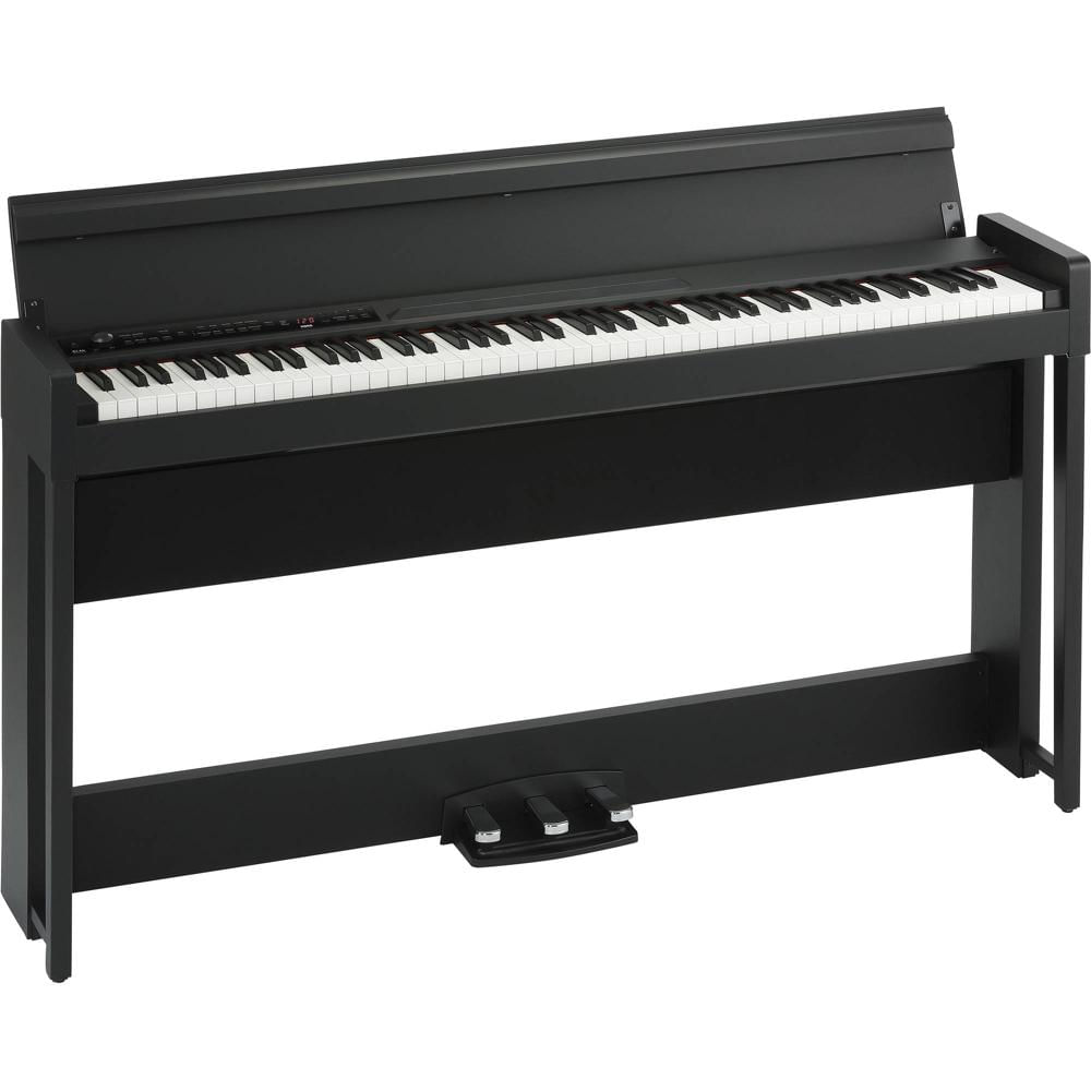 Piano Digital Korg C1 Air con Bluetooth (Negro) - 88 Teclas Pesadas, Sonidos de Piano de Alemania y