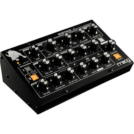 Moog Minitaur Sintetizador Analógico de Bajo (Negro) - Sintetizador Monofónico Programable, 128 Pres 1010608-REG Moog Minitaur Sintetizador Analógico de Bajo (Negro) - Sintetizador Monofónico Programable, 128 Pres 1010608-REG