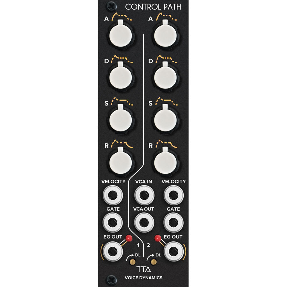 Módulo Eurorack TipTop Audio Control Path Voice Dynamics (8 HP) - Dos Envelopes Analógicos, Control 1813684-REG Módulo Eurorack TipTop Audio Control Path Voice Dynamics (8 HP) - Dos Envelopes Analógicos, Control 1813684-REG