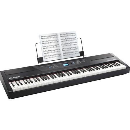 Piano Digital Alesis Recital Pro de 88 Teclas con Funciones Avanzadas 1370828-REG Piano Digital Alesis Recital Pro de 88 Teclas con Funciones Avanzadas 1370828-REG