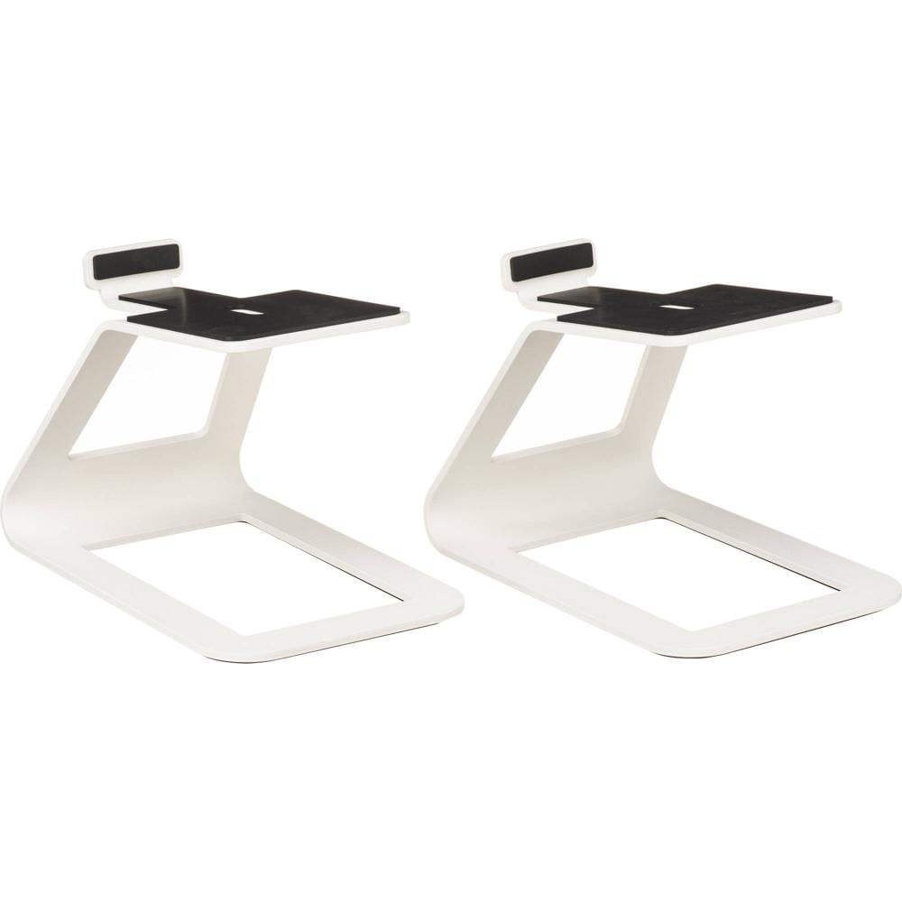 Soportes de Altavoces de Escritorio Kanto Living SE4 (Par, Blanco) - Diseño Cantilever y Angulado, M 1706774-REG Soportes de Altavoces de Escritorio Kanto Living SE4 (Par, Blanco) - Diseño Cantilever y Angulado, M 1706774-REG
