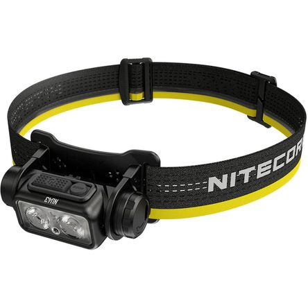 Nitecore NU43: Linterna Frontal Recargable LED de 1400 Lúmenes, Modos de Haz Spot y Flood, Luz Roja, 1740777-REG