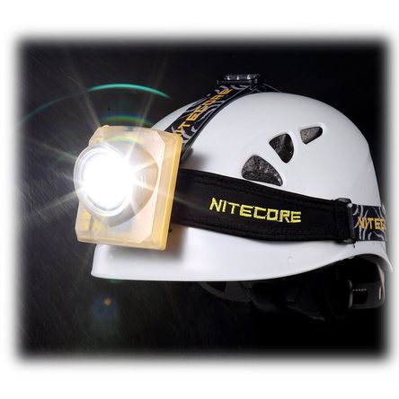 Nitecore EH1S: Faro LED para Entornos Volátiles, 260 Lúmenes, Impermeable IP68, Montaje en Casco y A 1258662-REG