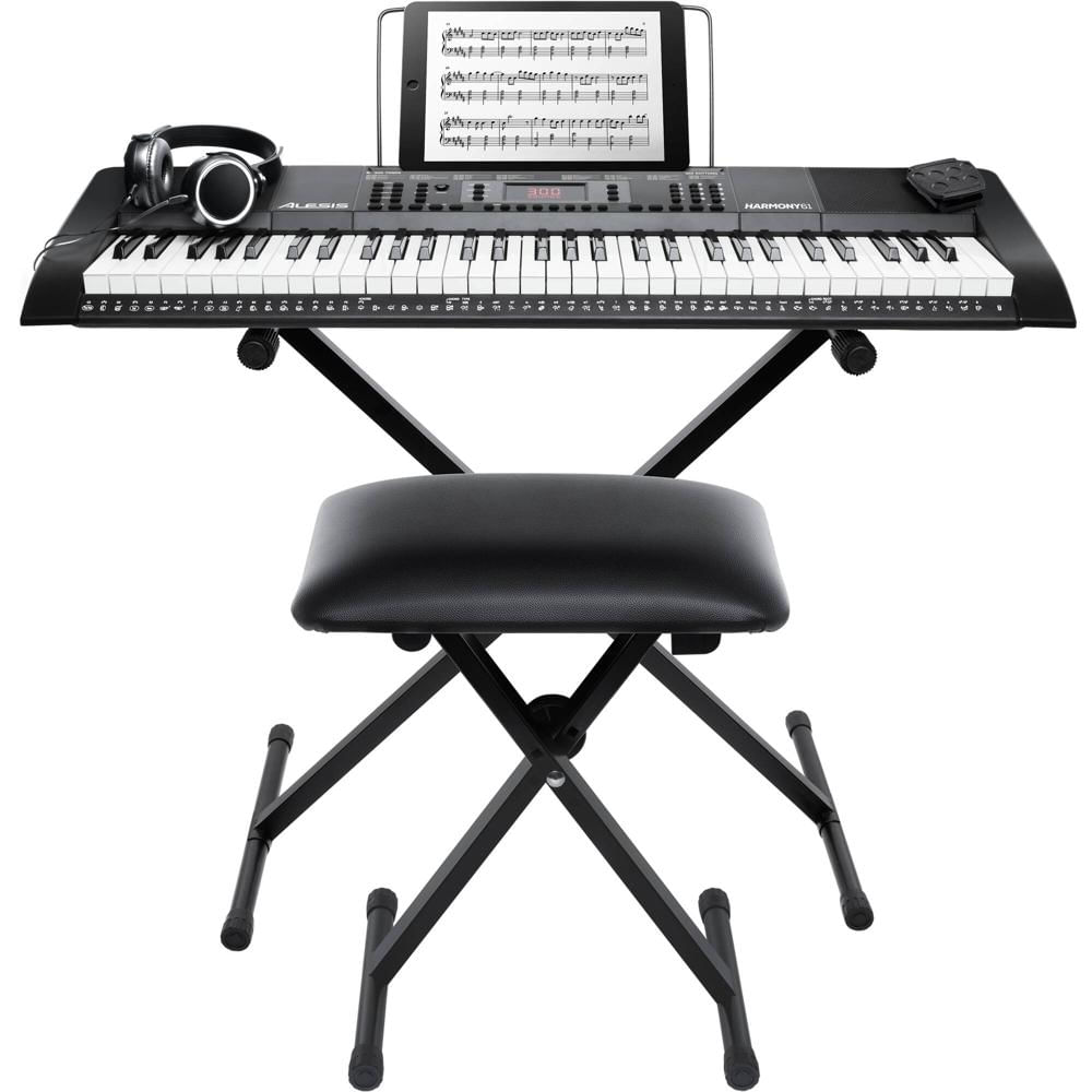 Teclado Portátil Alesis Harmony 61 MKIII con 61 Teclas, Altavoces Integrados y Funciones para Princi 1748594-REG Teclado Portátil Alesis Harmony 61 MKIII con 61 Teclas, Altavoces Integrados y Funciones para Princi 1748594-REG