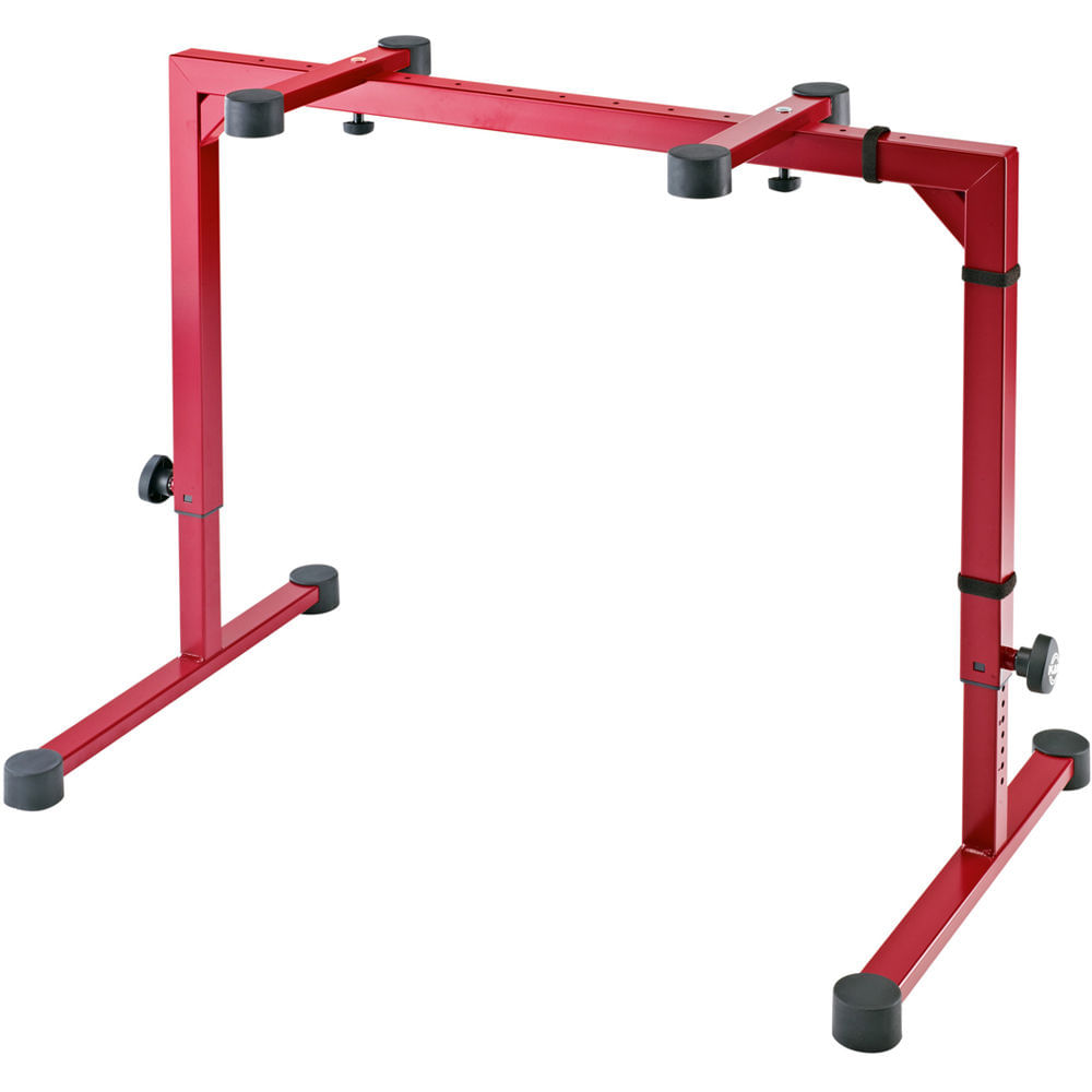 Soporte de Teclado K&M 18810 Omega Estilo Mesa (Rojo Rubí) - Diseño Ajustable, Construcción de Acero 1206649-REG Soporte de Teclado K&M 18810 Omega Estilo Mesa (Rojo Rubí) - Diseño Ajustable, Construcción de Acero 1206649-REG