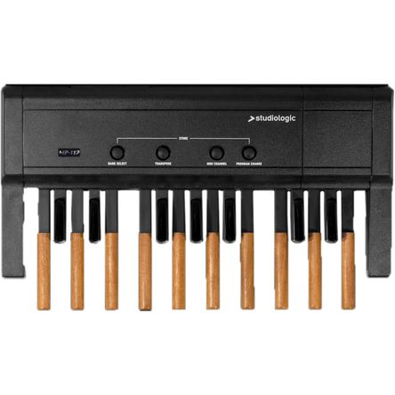 StudioLogic MP-117 Controlador de Pedalera: 17 Notas, Sensible a la Velocidad, Cambio de Canal MIDI 660748-REG StudioLogic MP-117 Controlador de Pedalera: 17 Notas, Sensible a la Velocidad, Cambio de Canal MIDI 660748-REG