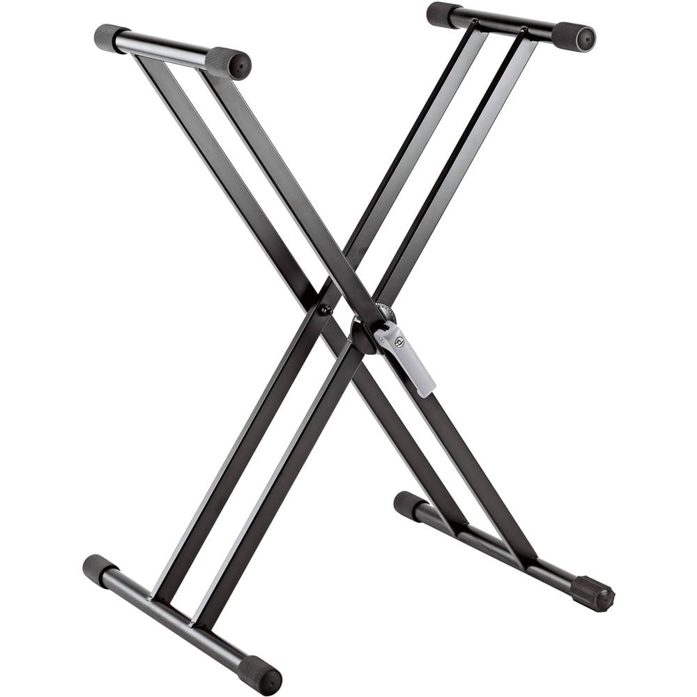 Soporte de Teclado K&M 18997 Double-X con Palanca de Sujeción - Construcción de Aluminio Ligero, Aju 1562266-REG Soporte de Teclado K&M 18997 Double-X con Palanca de Sujeción - Construcción de Aluminio Ligero, Aju 1562266-REG