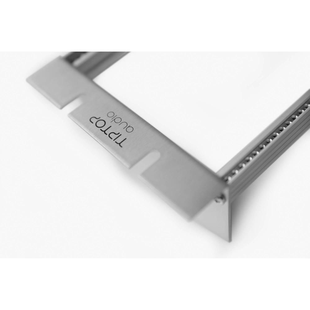 Soportes de Rack TipTop Audio Z-Ears para Z-Rails (Plata) - Soportes de Rack de 3 RU, Marco Eurorack