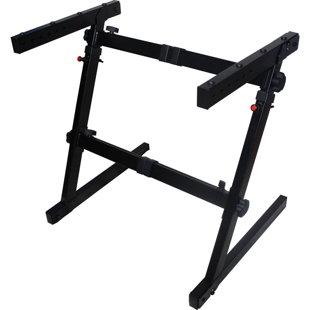 Soporte Ajustable Z-Style ProX Z-STAND para Teclados y Mezcladores - Capacidad de 375 lb, Ajuste de