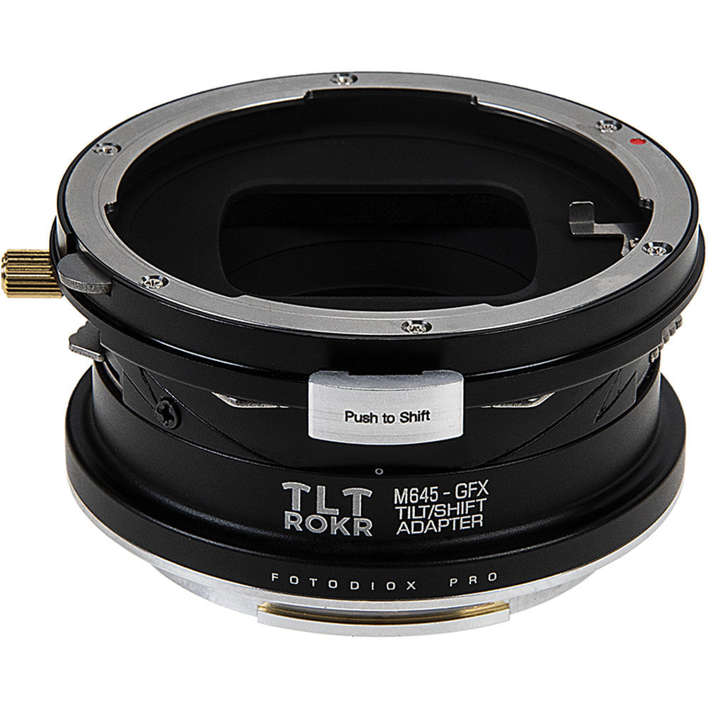 Adaptador de Montura FotodioX Pro TLT ROKR Tilt-Shift para Lentes Mamiya 645 a Cuerpo Fujifilm G-Mou 1470340-REG Adaptador de Montura FotodioX Pro TLT ROKR Tilt-Shift para Lentes Mamiya 645 a Cuerpo Fujifilm G-Mou 1470340-REG