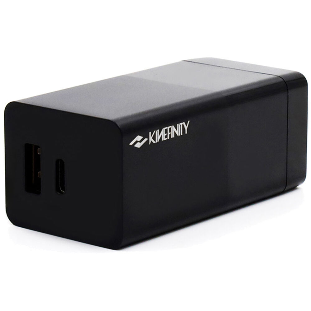 Adaptador de Poder Kinefinity 65W PD - Carga Rápida para Cargador Dual Híbrido, Soporta Dispositivos 1676797-REG Adaptador de Poder Kinefinity 65W PD - Carga Rápida para Cargador Dual Híbrido, Soporta Dispositivos 1676797-REG
