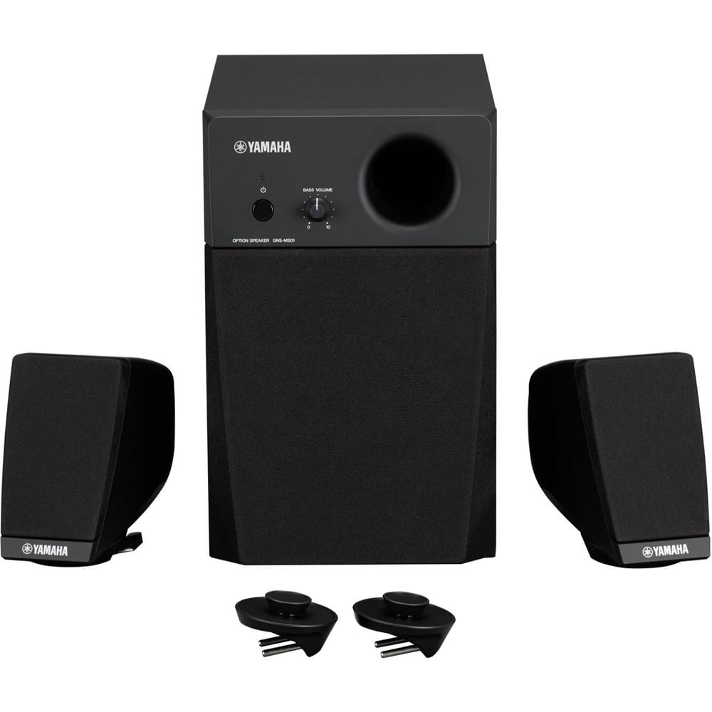 Sistema de Altavoces Activos Yamaha 3 Piezas 2.1 para Estación de Trabajo Digital Genos de 76 Teclas