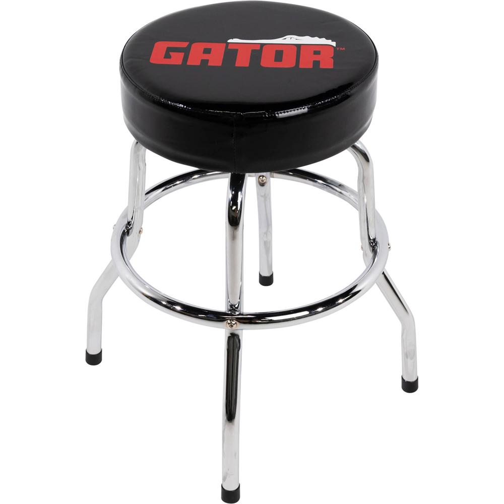 Taburete Giratorio Gator de 24" con Asiento Acolchado y Logo Grande de Gator - Capacidad de 300 lb,