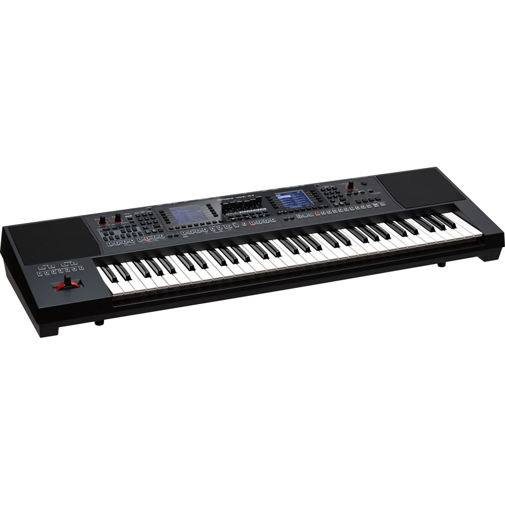 Teclado Arranger Expandible Roland E-A7 de 61 Teclas: Más de 1,500 Tonos, Importación de WAV, Estilo