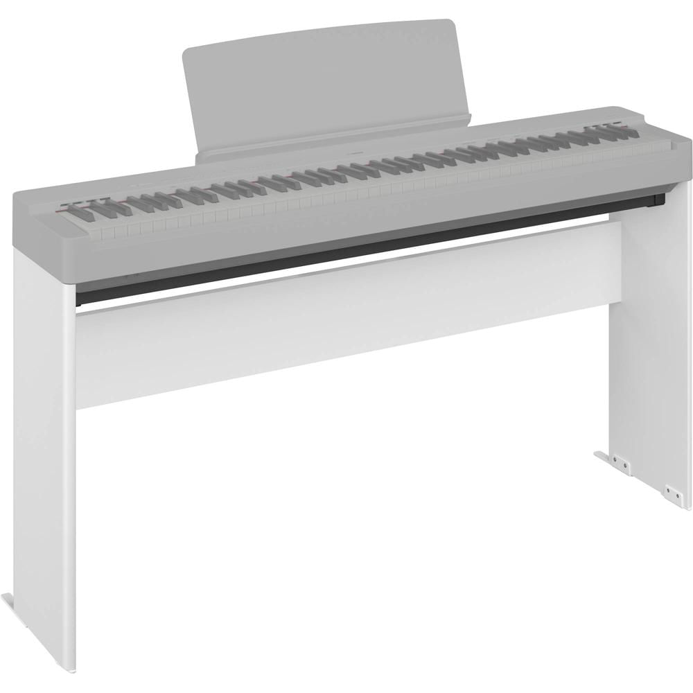 Soporte de Muebles Yamaha L-200 para Piano Digital P-225 (Blanco) - Diseño Atractivo, Altura Adecuad
