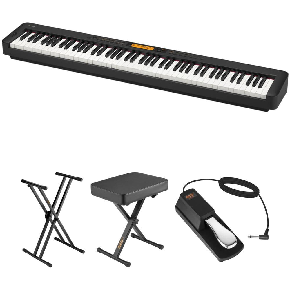 Piano Digital Portátil Casio CDP-S360 de 88 Teclas con Soporte, Banco y Pedal - Cuerpo Delgado, Soni 1689418-REG Piano Digital Portátil Casio CDP-S360 de 88 Teclas con Soporte, Banco y Pedal - Cuerpo Delgado, Soni 1689418-REG