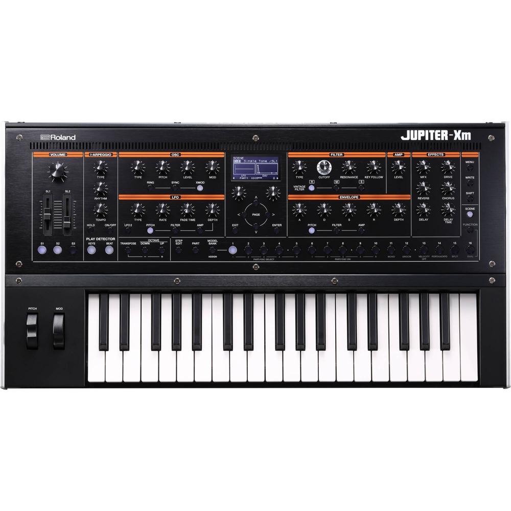 Sintetizador Portátil Roland JUPITER-Xm con Motor de Sonido ZEN-Core y 37 Teclas Slim