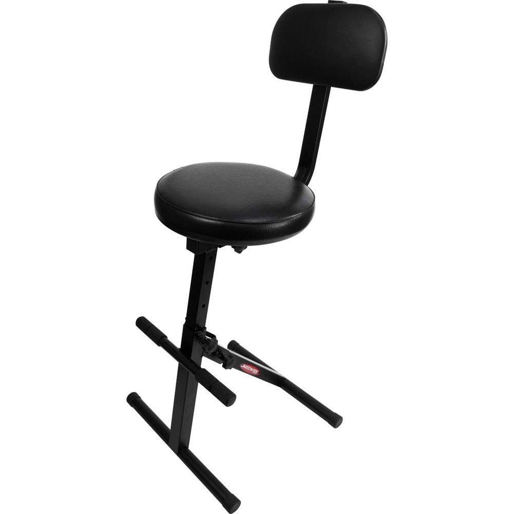 Silla de Rendimiento Musical Ultimate Support JamStands MPF100 - Totalmente Ajustable, Con Acolchado