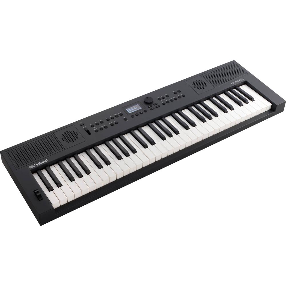 Roland GO:KEYS 5 Teclado Portátil de 61 Teclas Sensibles al Tacto (Grafito) - Ideal para Principiant