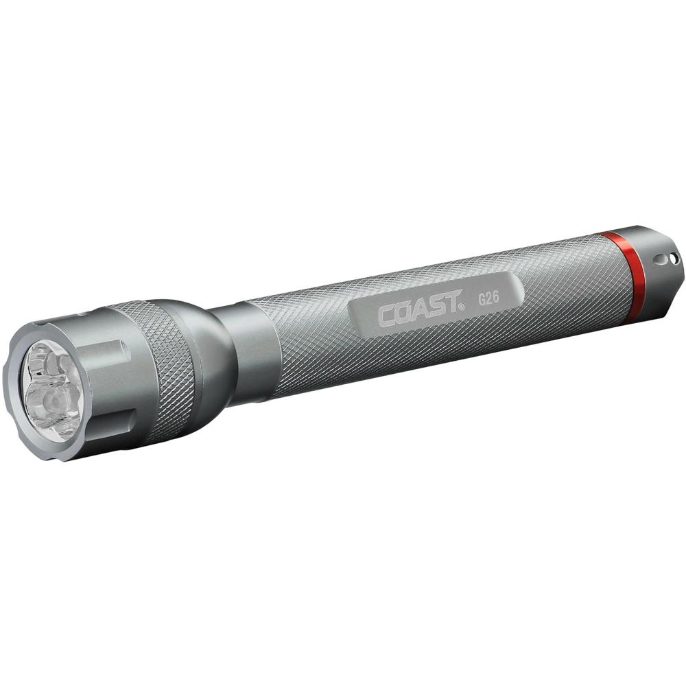 Linterna LED Utilitaria COAST G26 (Plata, Empaque Clamshell) - 120 Lúmenes, 4 LEDs Blancos, Interrup 1439278-REG Linterna LED Utilitaria COAST G26 (Plata, Empaque Clamshell) - 120 Lúmenes, 4 LEDs Blancos, Interrup 1439278-REG
