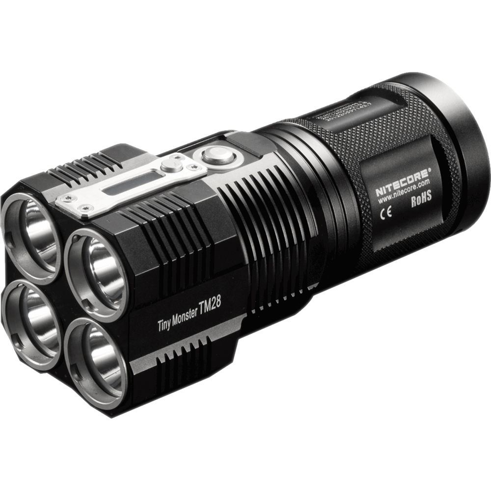 Linterna LED Recargable Nitecore TM28 Tiny Monster - 2,320 a 6,000 Lúmenes, 4 LEDs Cree XHP35 HI, Mo 1325753-REG Linterna LED Recargable Nitecore TM28 Tiny Monster - 2,320 a 6,000 Lúmenes, 4 LEDs Cree XHP35 HI, Mo 1325753-REG