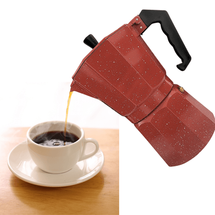 Cafetera Moka Italiana Expresso De 6 Tazas Color Rojo Cafetera Moka Italiana Espresso De 6 Tazas Color Rojo