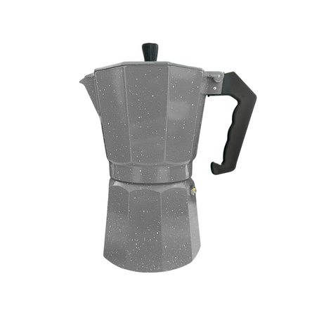 Cafetera Moka Italiana Expresso De 9 Tazas Color Gris Cafetera Moka Italiana Espresso De 9 Tazas Color Gris