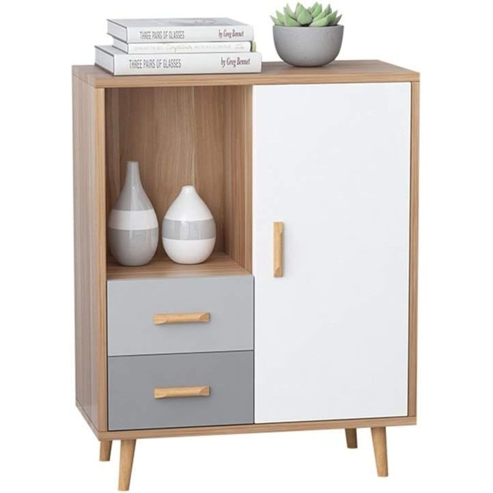 Aparador Corto Mika Multicolor 2 cajones TU MESITA Aparador Corto Mika Multicolor 2 cajones TU MESITA