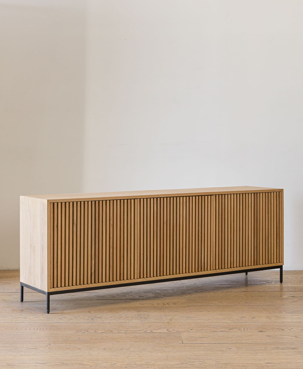 Aparador Moderno Calmell Color Duna TU MESITA 3 puertas