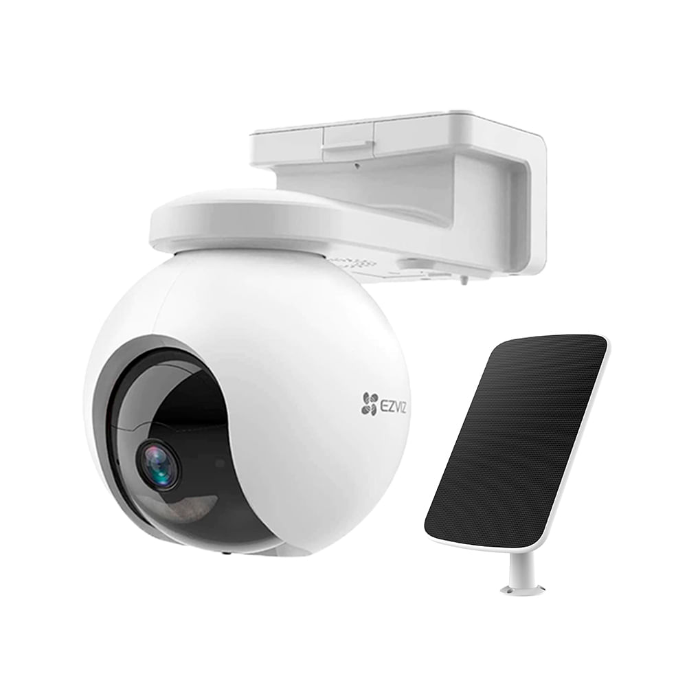 Cámara Inalambrico CB8 2K 3MP Ezviz Wifi 2,4GHz con Panel Solar