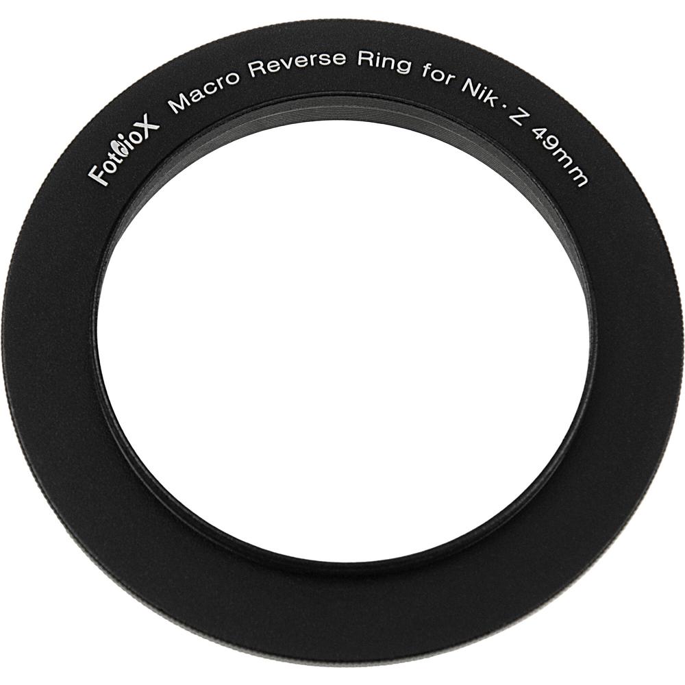 Anillo Inverso FotodioX Macro para Nikon Z (49mm) - Montaje de Lente en Inverso para Fotos Macro, Co 1650726-REG Anillo Inverso FotodioX Macro para Nikon Z (49mm) - Montaje de Lente en Inverso para Fotos Macro, Co 1650726-REG