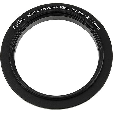 Anillo Inverso FotodioX Macro para Nikon Z (55mm) - Montaje de Lente Inverso para Fotos Macro, Compa 1650730-REG Anillo Inverso FotodioX Macro para Nikon Z (55mm) - Montaje de Lente Inverso para Fotos Macro, Compa 1650730-REG