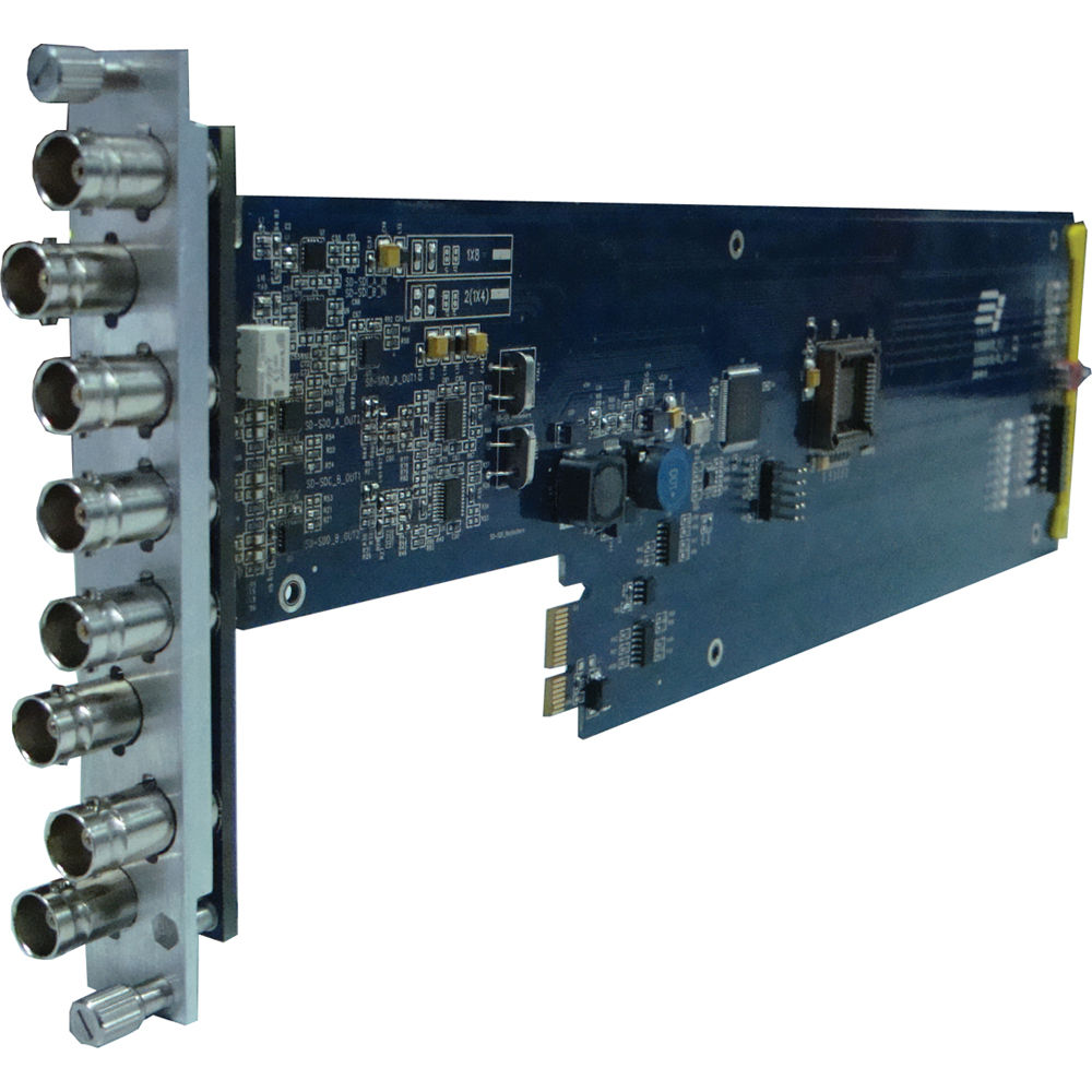 Amplificador de Distribución de Señal Gra-Vue XIO 9000VSD-RC 1 x 7 SD-SDI / ASI con Re-clocking 994066-REG Amplificador de Distribución de Señal Gra-Vue XIO 9000VSD-RC 1 x 7 SD-SDI / ASI con Re-clocking 994066-REG