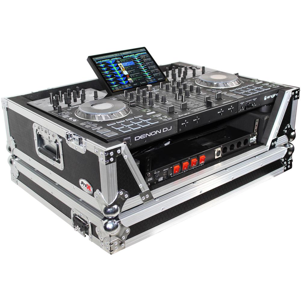 ProX XS-PRIME4 W2U Flight Case para Denon DJ Prime 4+ con Rack de 2 RU y Ruedas (Plata sobre Negro) 1527155-REG ProX XS-PRIME4 W2U Flight Case para Denon DJ Prime 4+ con Rack de 2 RU y Ruedas (Plata sobre Negro) 1527155-REG