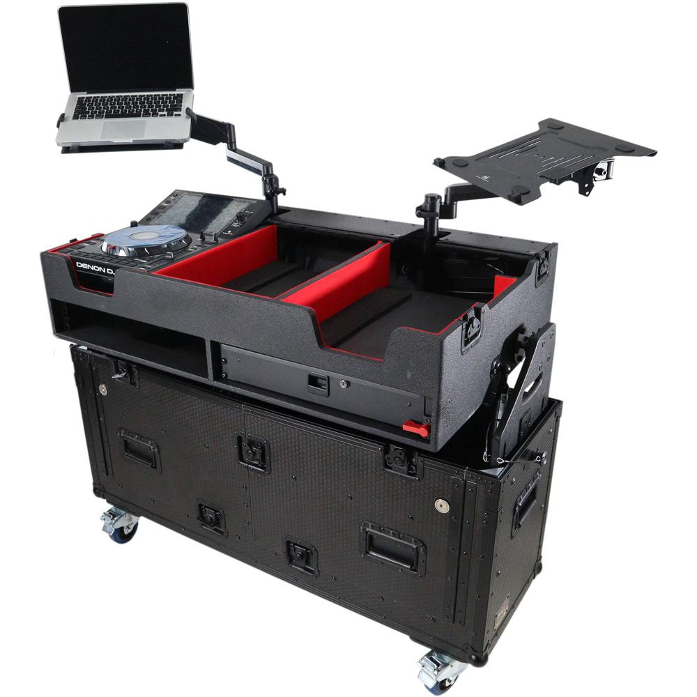 ProX Flip-Ready Easy Retracting Hydraulic Lift Case para Denon DJ SC 6000 PRIME y X1850 PRIME - Prot 1610714-REG ProX Flip-Ready Easy Retracting Hydraulic Lift Case para Denon DJ SC 6000 PRIME y X1850 PRIME - Prot 1610714-REG