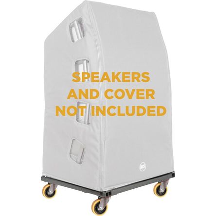 RCF AC-KART-4XHDL30 Carro con Ruedas (Negro) - Transporte para hasta 4 Módulos TTL33-A, Accesorio Or 1390843-REG