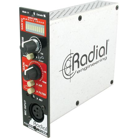 Radial Engineering PowerTube Preamplifier: Previo de Válvula 12AX7 de Alto Voltaje, 60dB de Ganancia 1003702-REG Radial Engineering PowerTube Preamplifier: Previo de Válvula 12AX7 de Alto Voltaje, 60dB de Ganancia 1003702-REG