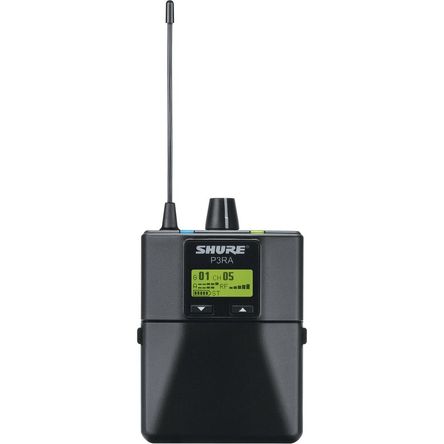 Receptor Inalámbrico Shure P3RA para Sistema PSM300 (G20: 488-512 MHz) - Construcción Metálica, Limi 1091309-REG