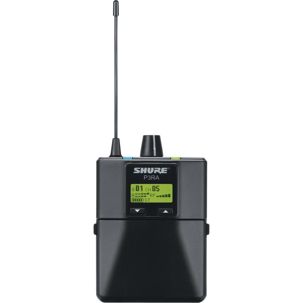 Receptor Inalámbrico Shure P3RA para Sistema PSM300 (J13: 566-590 MHz) - Construcción Metálica Resis 1091310-REG Receptor Inalámbrico Shure P3RA para Sistema PSM300 (J13: 566-590 MHz) - Construcción Metálica Resis 1091310-REG