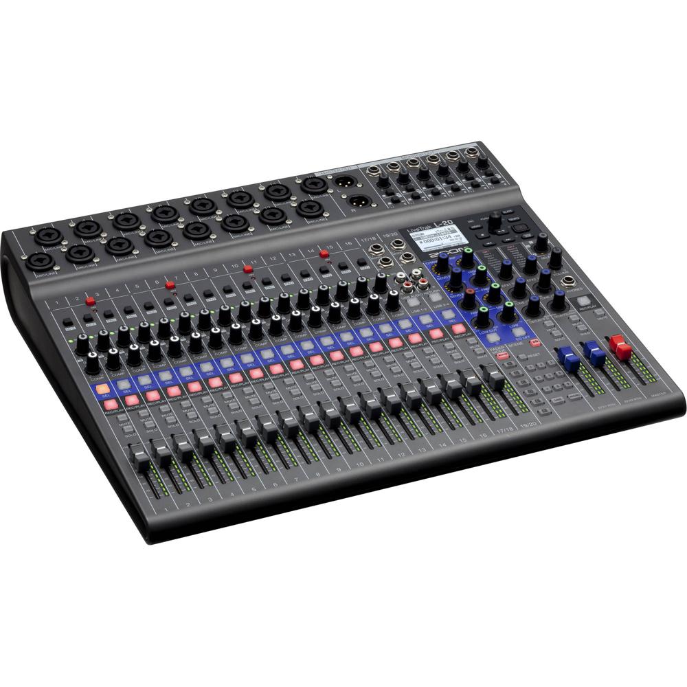 Zoom LiveTrak L-20 - Mezclador Digital de 20 Entradas y Grabador Multitrack con Grabadora SD de 22 P 1419884-REG Zoom LiveTrak L-20 - Mezclador Digital de 20 Entradas y Grabador Multitrack con Grabadora SD de 22 P 1419884-REG