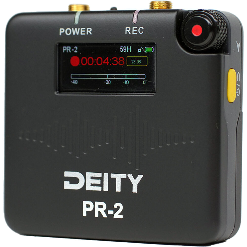 Grabadora de Audio Pocket Deity Microphones PR-2 32-Bit Float con Micrófono Lavalier para Videografí 1841855-REG Grabadora de Audio Pocket Deity Microphones PR-2 32-Bit Float con Micrófono Lavalier para Videografí 1841855-REG
