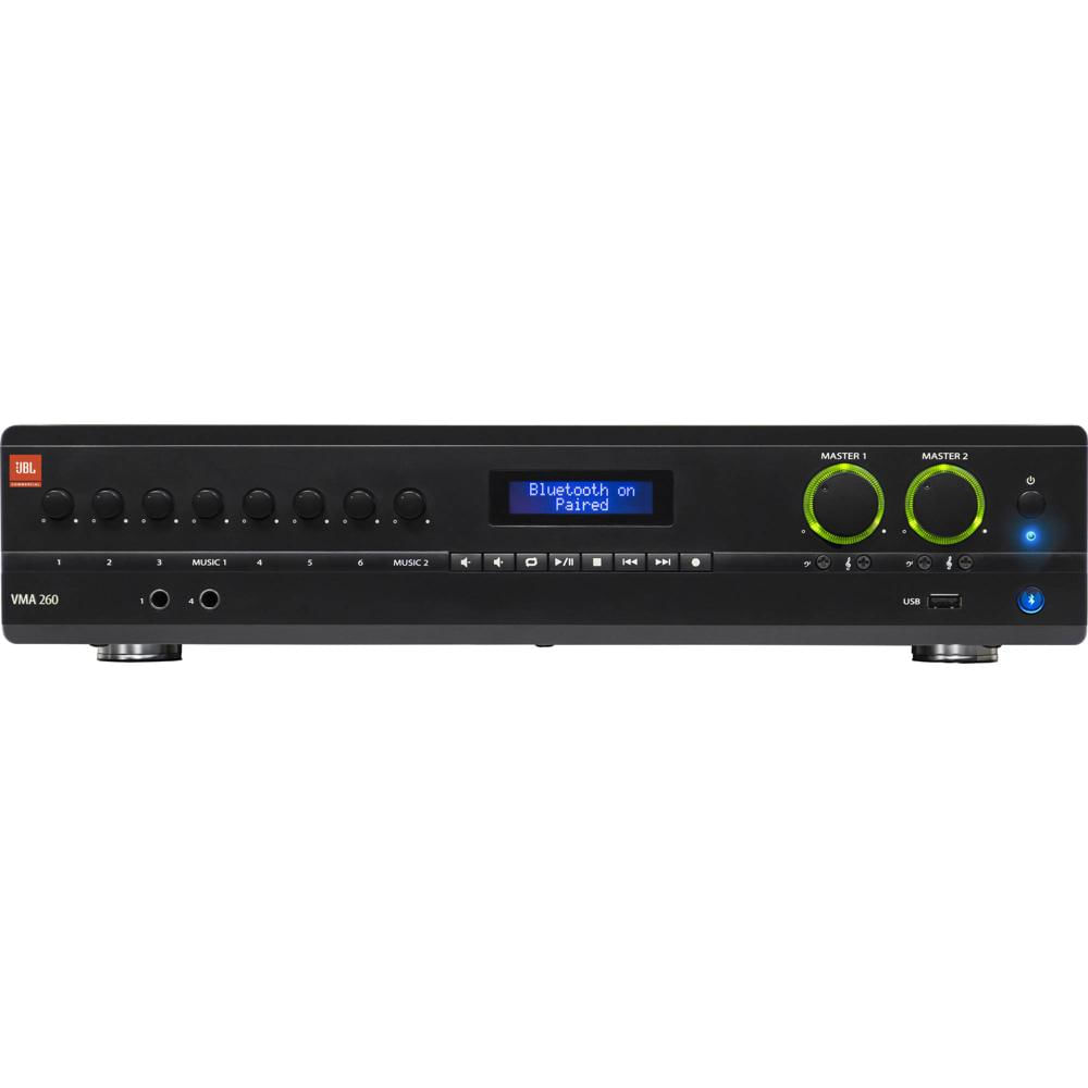 JBL VMA260 Mezclador/Amplificador Comercial de 60W con Bluetooth - 8 Entradas y 2 Salidas, Control d 1322848-REG JBL VMA260 Mezclador/Amplificador Comercial de 60W con Bluetooth - 8 Entradas y 2 Salidas, Control d 1322848-REG