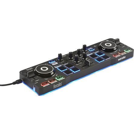 Hercules DJControl Starlight - Controlador de Software DJ con Serato DJ Lite, Interfaz de Audio, Dos 1440286-REG Hercules DJControl Starlight - Controlador de Software DJ con Serato DJ Lite, Interfaz de Audio, Dos 1440286-REG
