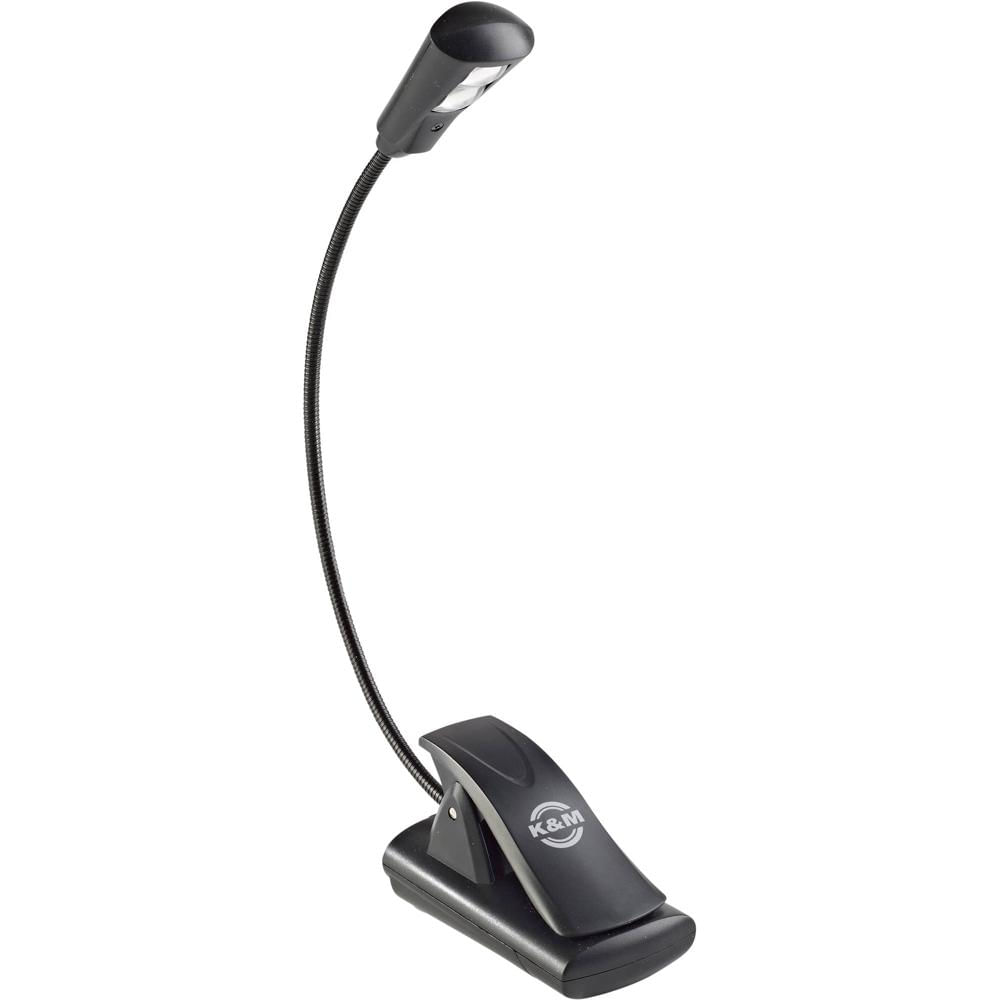K&M 12242 FlexLight Soporte para Partituras (2 LEDs, Negro) - Ideal para Leer Música en Escenarios O 1400012-REG K&M 12242 FlexLight Soporte para Partituras (2 LEDs, Negro) - Ideal para Leer Música en Escenarios O 1400012-REG